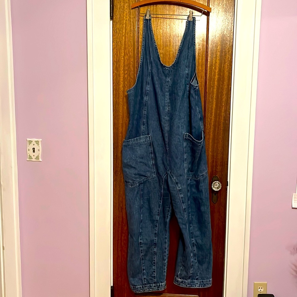 Free People High Roller jumpsuit XL petite.